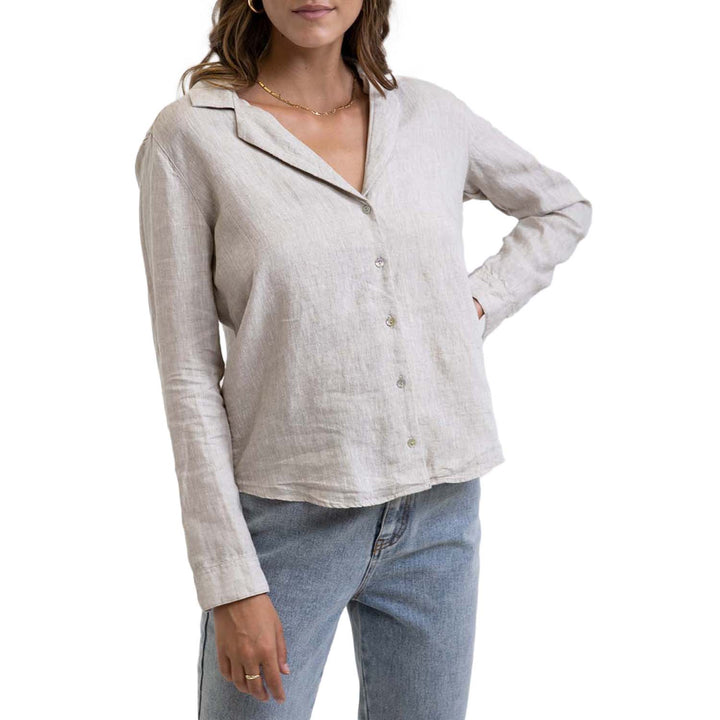 Rhythm Classic Long-Sleeve Shirt - Women's Sand
