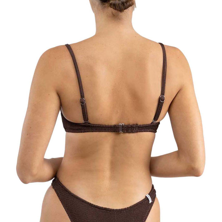 Rhythm Wave Break Crop Top - Women's Chocolate