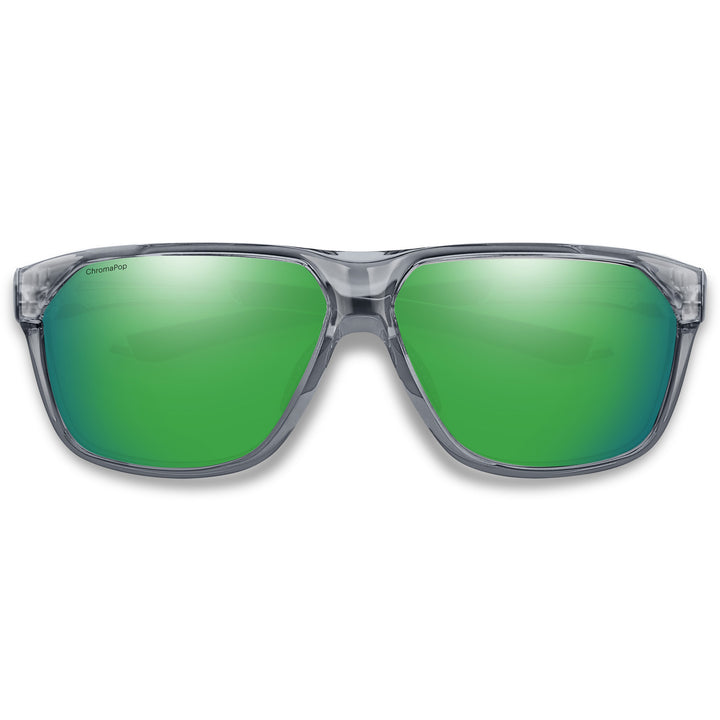 Smith Leadout Sunglasses Cement Crystal/ChromaPop Green Mirror