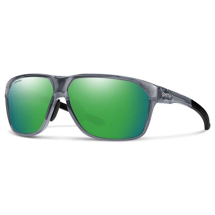 Smith Leadout Sunglasses Cement Crystal/ChromaPop Green Mirror