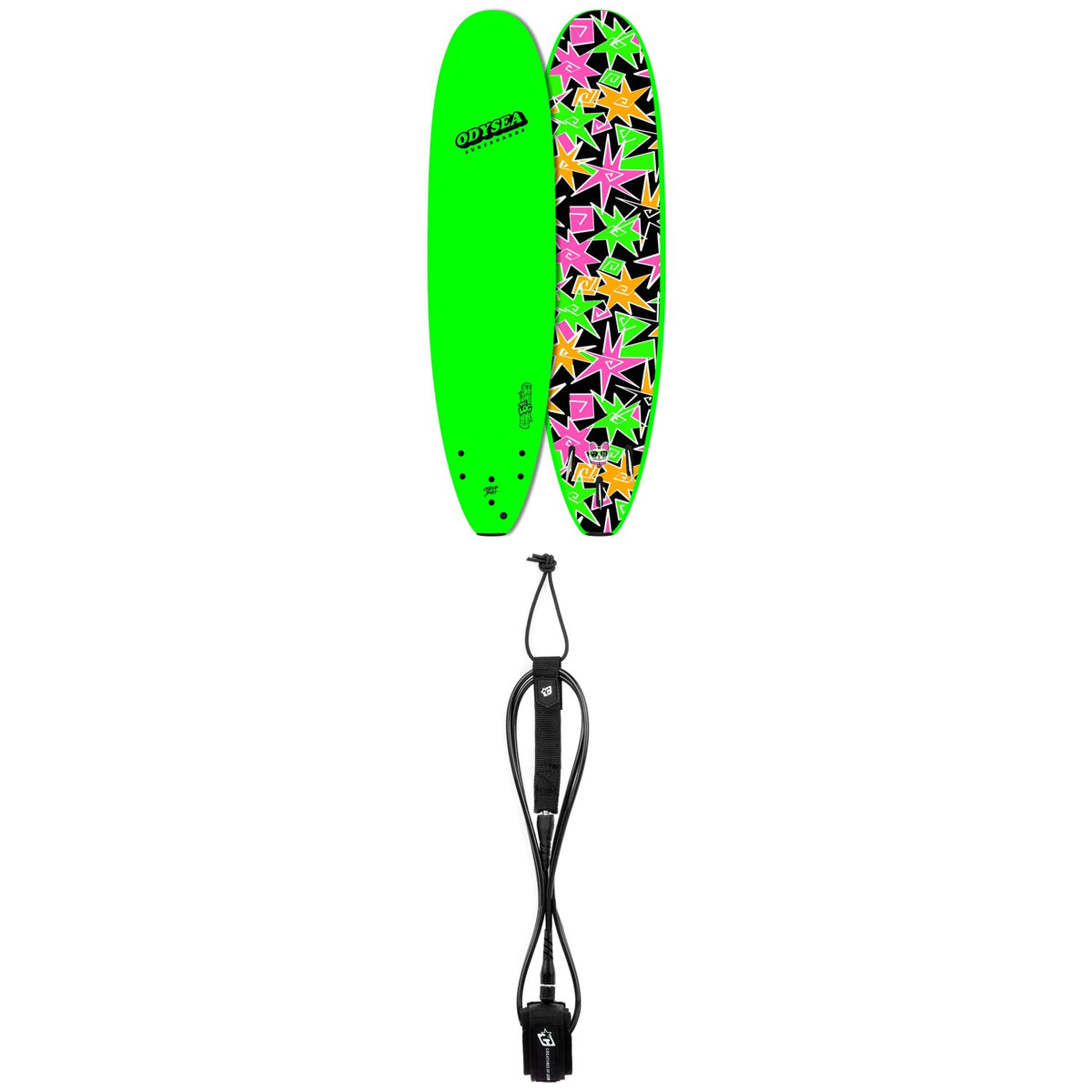 Catch Surf Odysea 8'0" Log x Kalani Robb Surfboard + Creatures of Leisure Icon 8' Surf Leash