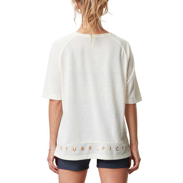 Picture Organic Novita Urban Tech Tee - Women's Smoke White