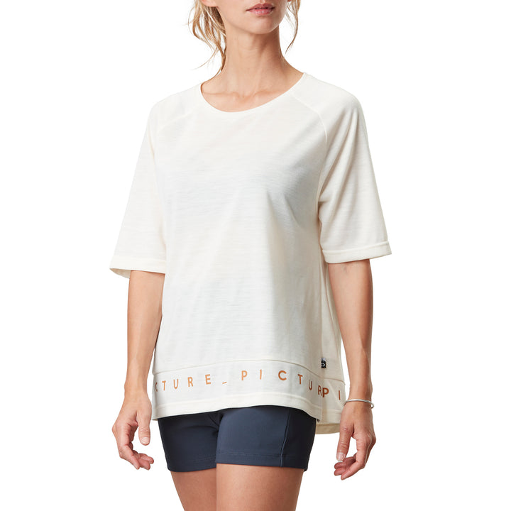 Picture Organic Novita Urban Tech Tee - Women's Smoke White