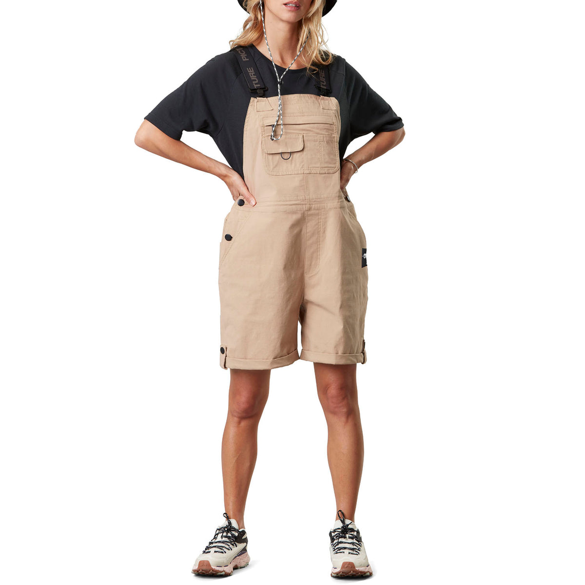 Picture Organic Foday Stretch Romper - Women's Dark Stone