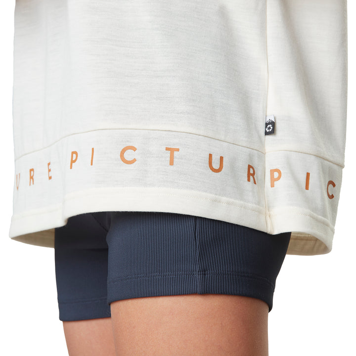 Picture Organic Novita Urban Tech Tee - Women's Smoke White