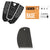 Gorilla Grip The Jane Traction Pad + FCS Surf Base Wax + Sticky Bumps Easy Grip Wax Comb