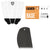 Gorilla Grip Tres Traction Pad + FCS Surf Base Wax + Sticky Bumps Easy Grip Wax Comb
