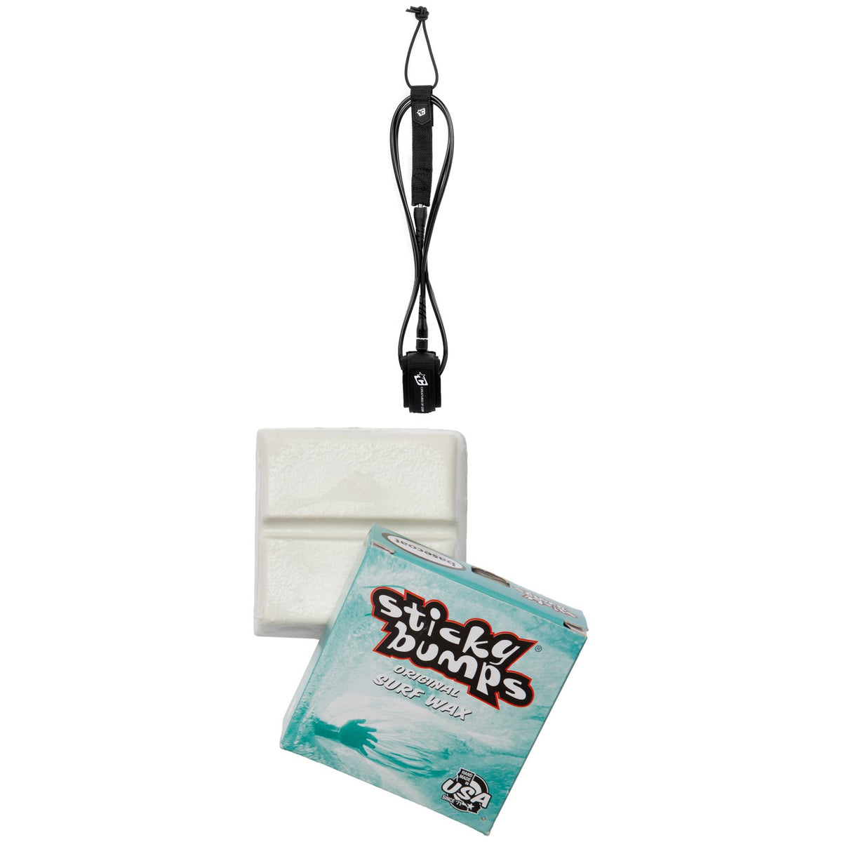 Creatures of Leisure Icon 6' Surf Leash + Sticky Bumps Basecoat Wax