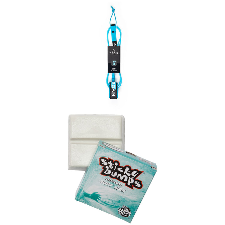 Roam Comp 6' Leash + Sticky Bumps Basecoat Wax