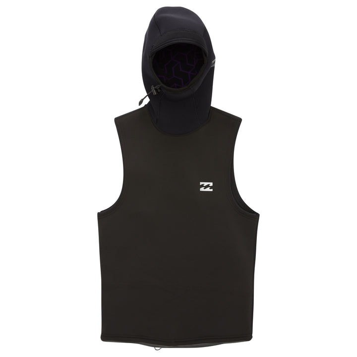 Billabong 2mm Furnace Hooded Wetsuit Vest Black