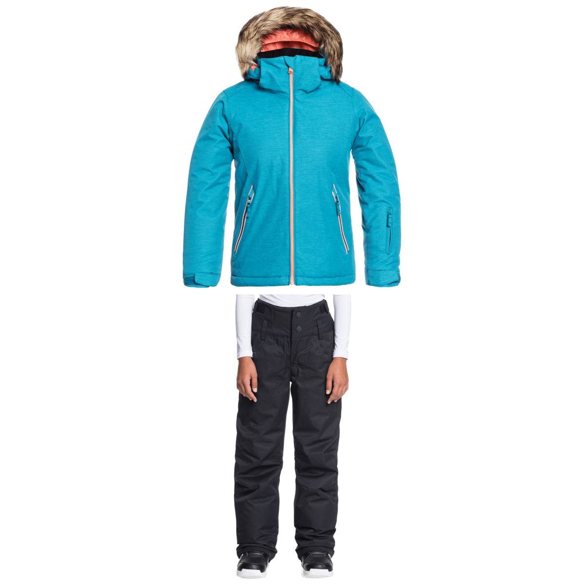 Roxy American Pie Solid Jacket + Diversion Pants - Girls'