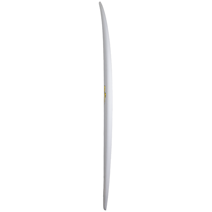 JJF by Pyzel Nathan Florence Pod Racer Surfboard Grey w/Yellow Bolt