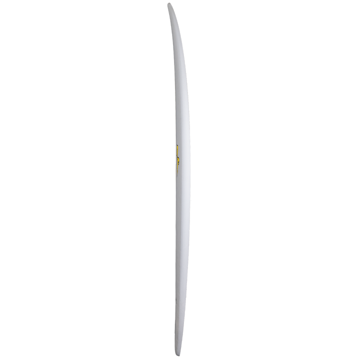 JJF by Pyzel Nathan Florence Pod Racer Surfboard Grey w/Yellow Bolt