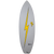 JJF by Pyzel Nathan Florence Pod Racer Surfboard Grey w/Yellow Bolt