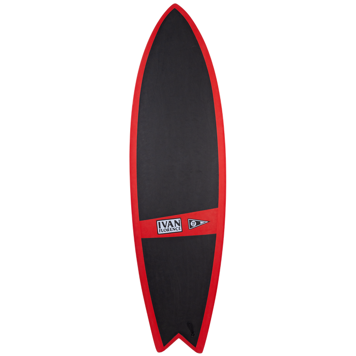 JJF by Pyzel Ivan Pro Fish Surfboard Red/Black