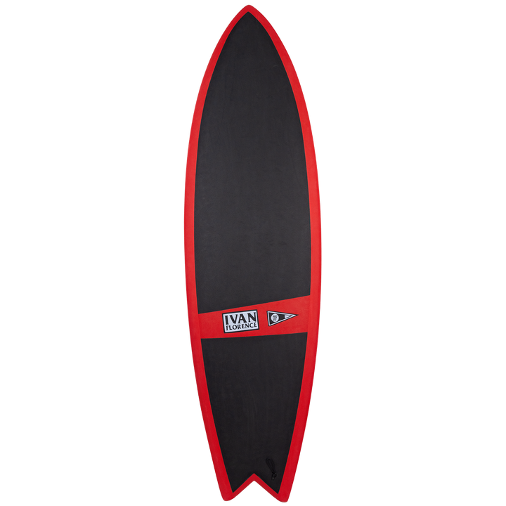JJF by Pyzel Ivan Pro Fish Surfboard Red/Black