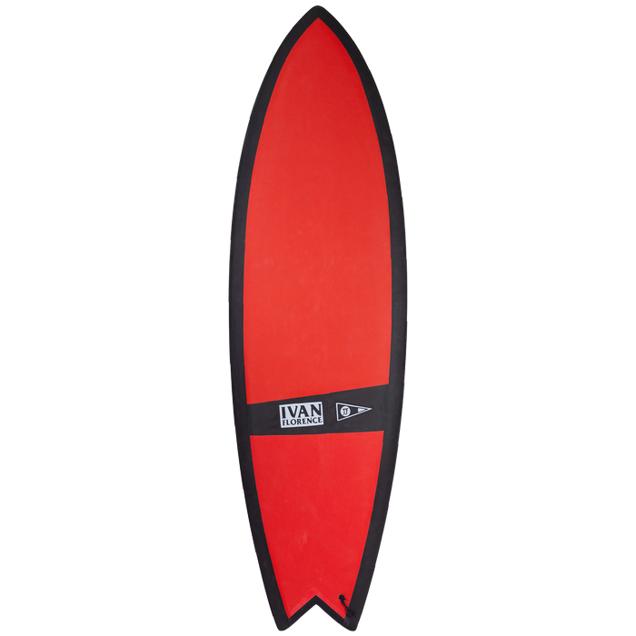JJF by Pyzel Ivan Pro Fish Surfboard Red/Black