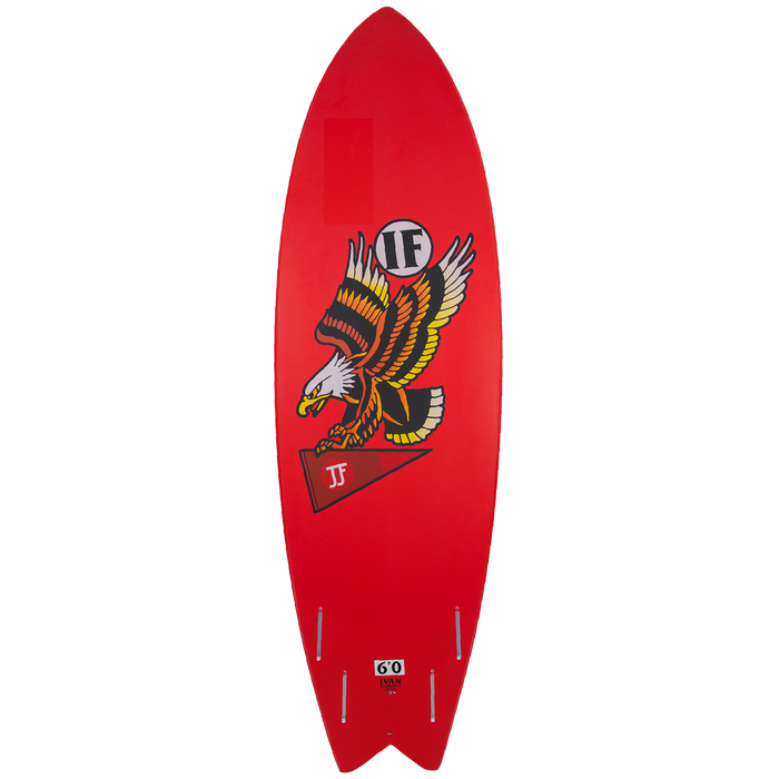 JJF by Pyzel Ivan Pro Fish Surfboard Red/Black
