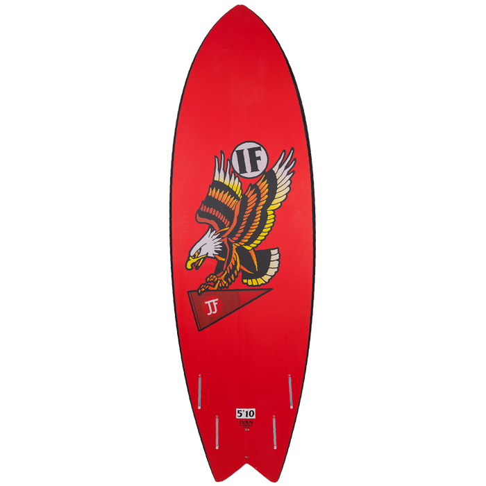 JJF by Pyzel Ivan Pro Fish Surfboard Red/Black