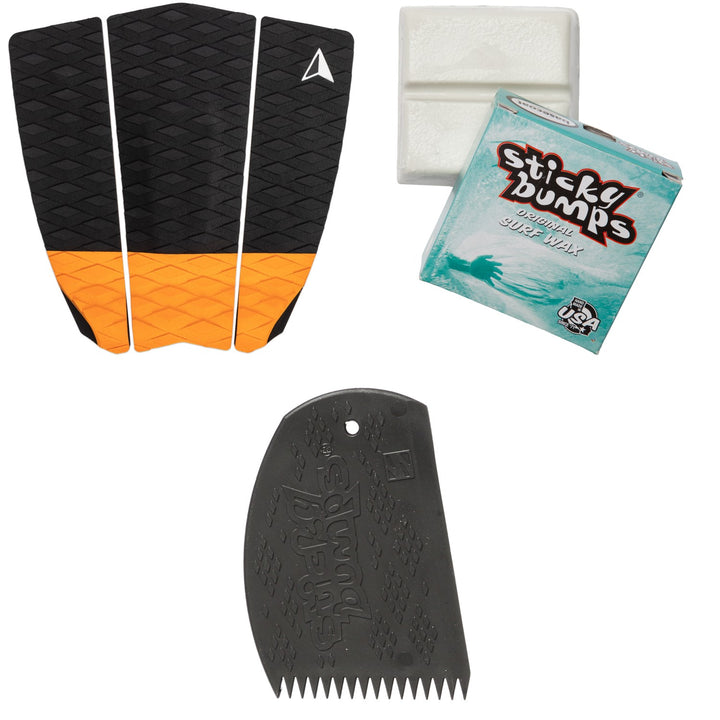 Roam 3 Piece Traction Pad + Sticky Bumps Basecoat Wax + Easy Grip Wax Comb