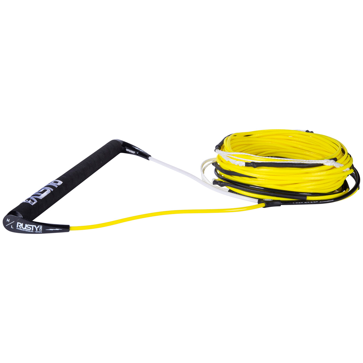 Hyperlite Rusty Pro Wakeboard Handle + Adjustable Flat Line Yellow