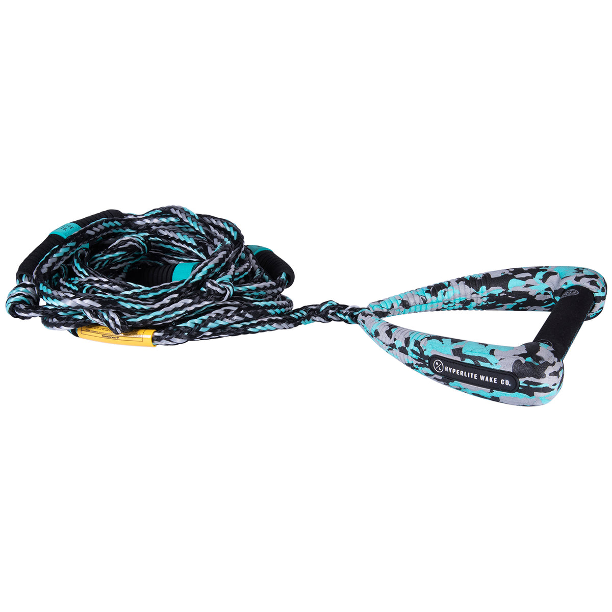 Hyperlite 25 ft Arc Surf Rope with Handle Teal/Grey