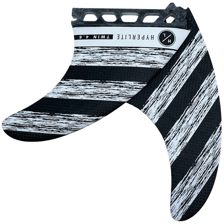 Hyperlite 4.6 Carbon Surf Twin Fin Set with Key