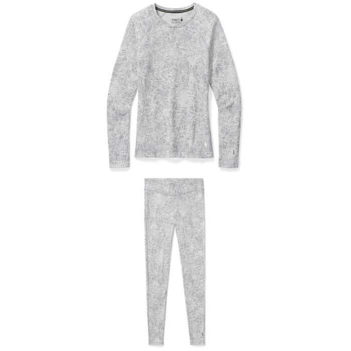 Smartwool Merino 250 Baselayer Pattern Crew + Pattern Bottoms - Women's 2021