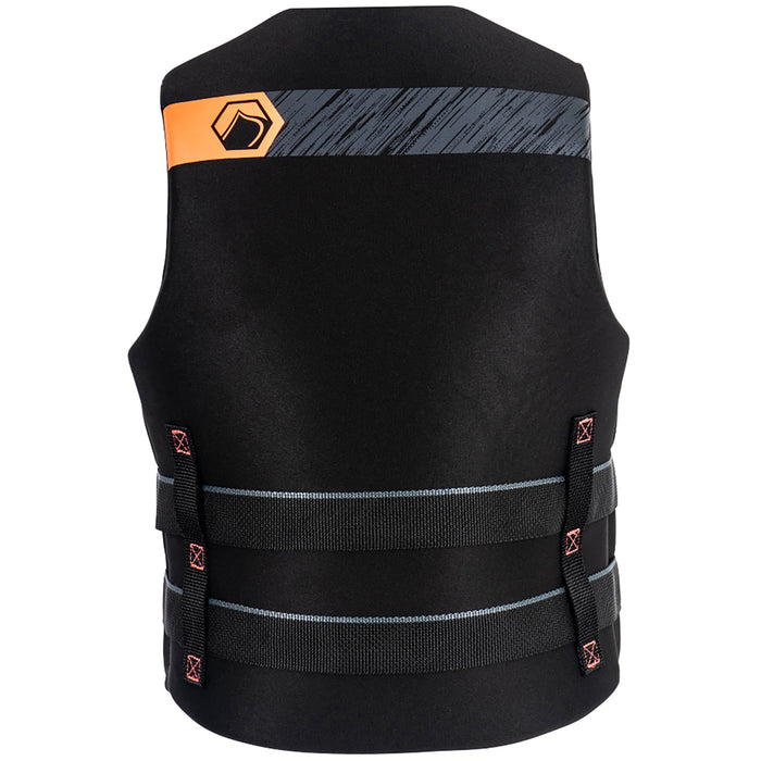Liquid Force Hinge Classic CGA Wake Vest - Women's Black/Coral