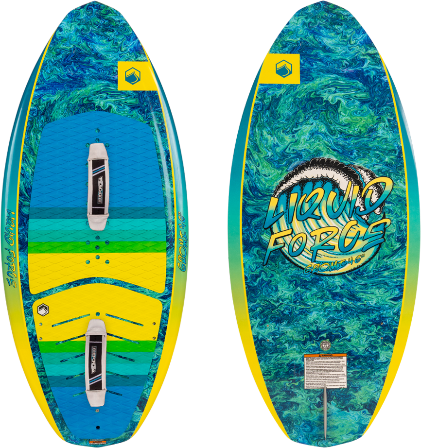 Liquid Force Gromi + Straps Wakesurf Board - Kids' 2022