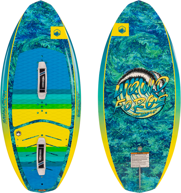 Liquid Force Gromi + Straps Wakesurf Board - Kids' 2022