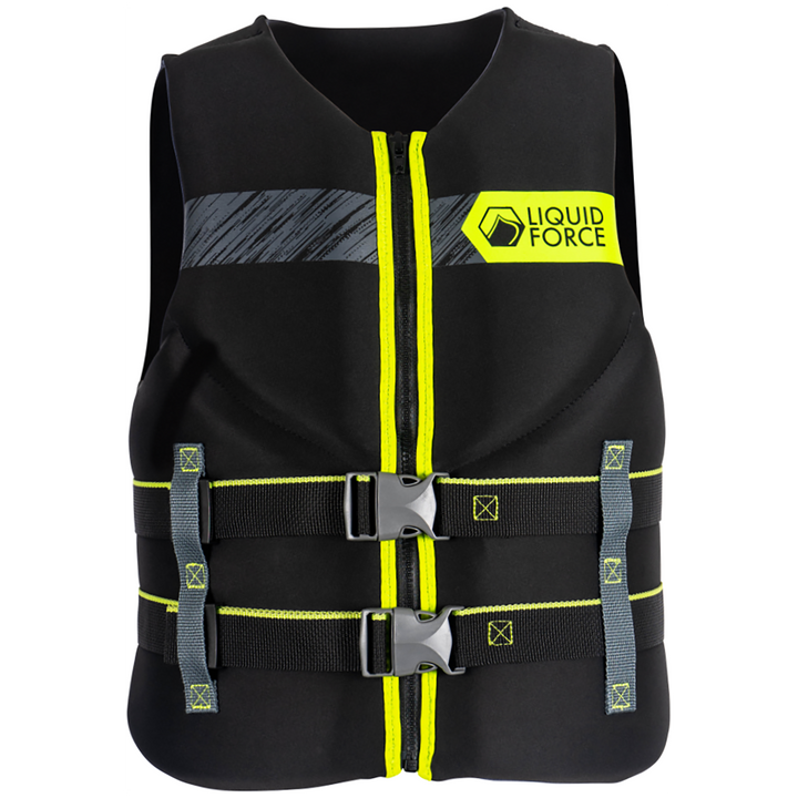 Liquid Force Hinge Classic CGA Wakeboard Vest Black/Green