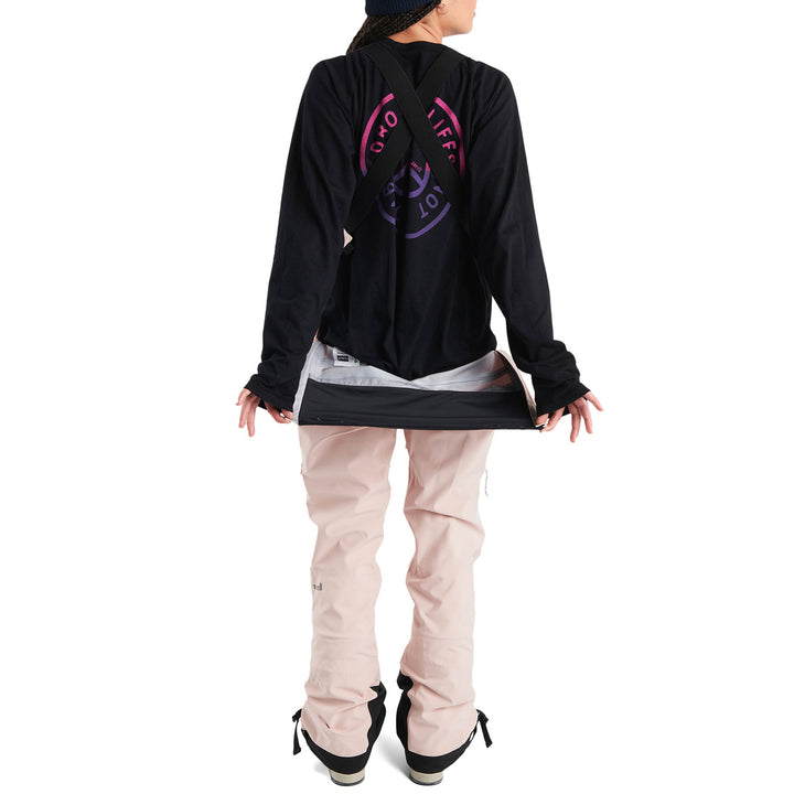 Planks Roamer 3L Shell Bib Pants - Women's Powder Pink