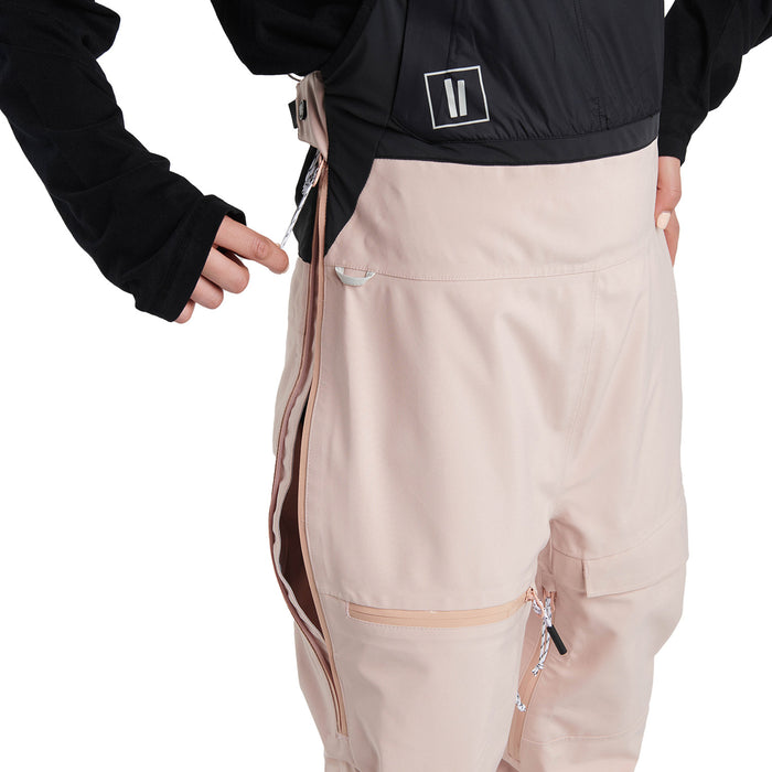 Planks Roamer 3L Shell Bib Pants - Women's Powder Pink