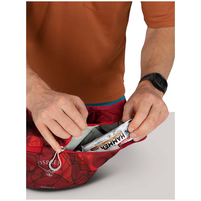 Osprey Savu 2 Lumbar Bottle Pack Claret Red
