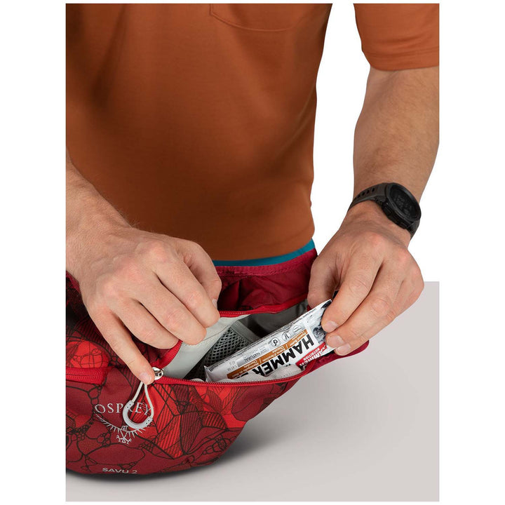 Osprey Savu 2 Lumbar Bottle Pack Claret Red