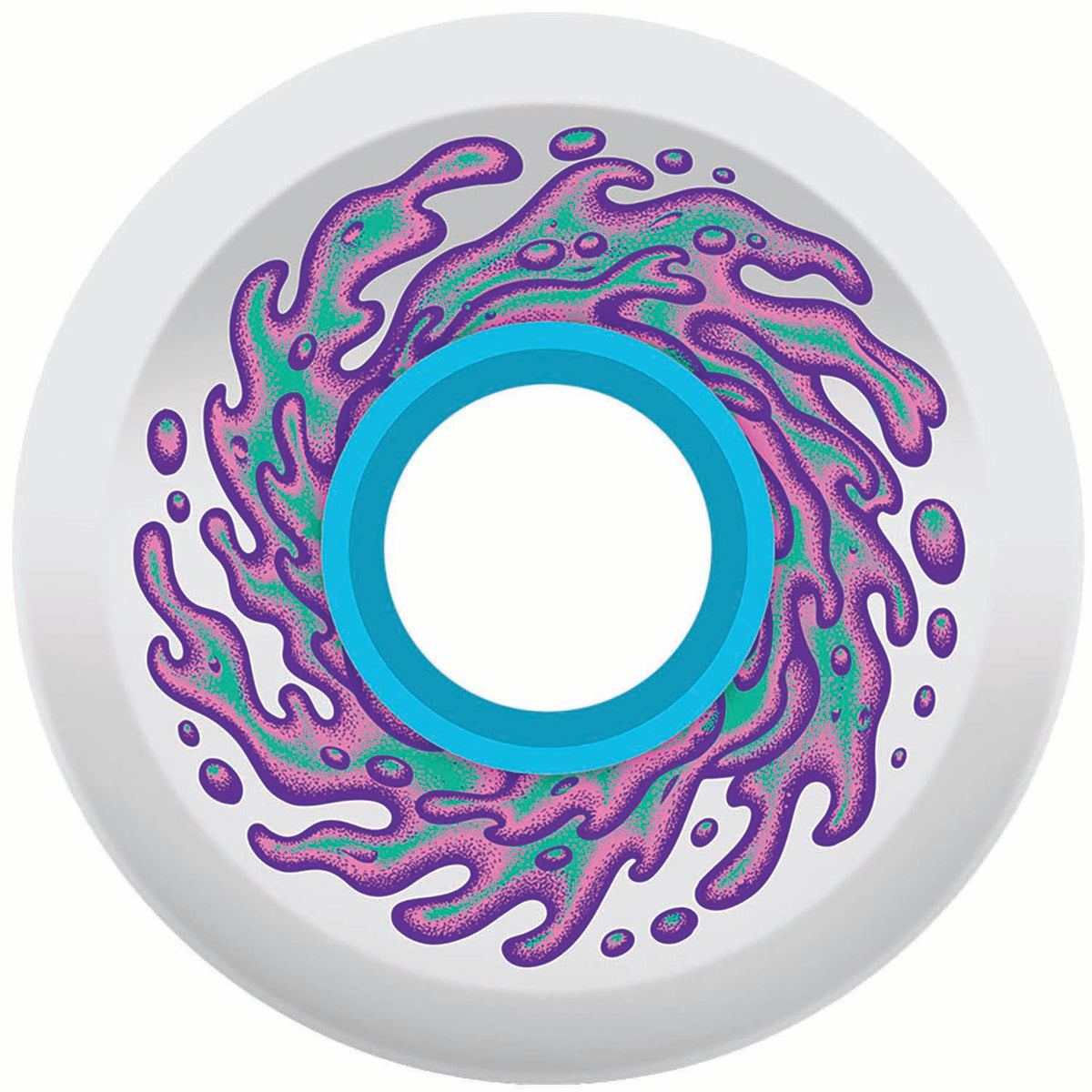 Santa Cruz Slime Balls OG White 78a Skateboard Wheels