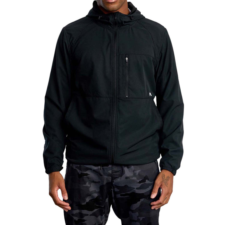 RVCA Yogger Track Jacket II Windbreaker - Men's Black