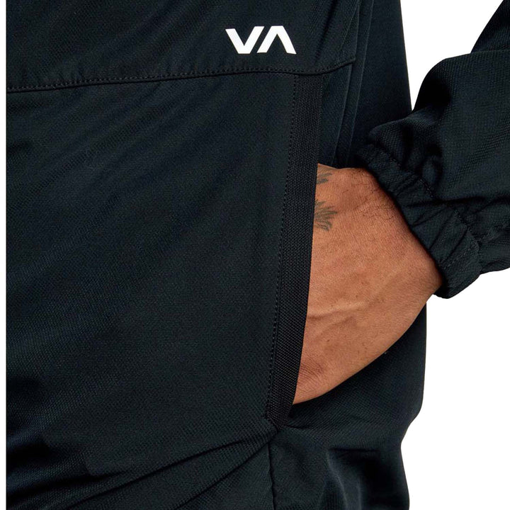 RVCA Yogger Track Jacket II Windbreaker - Men's Black