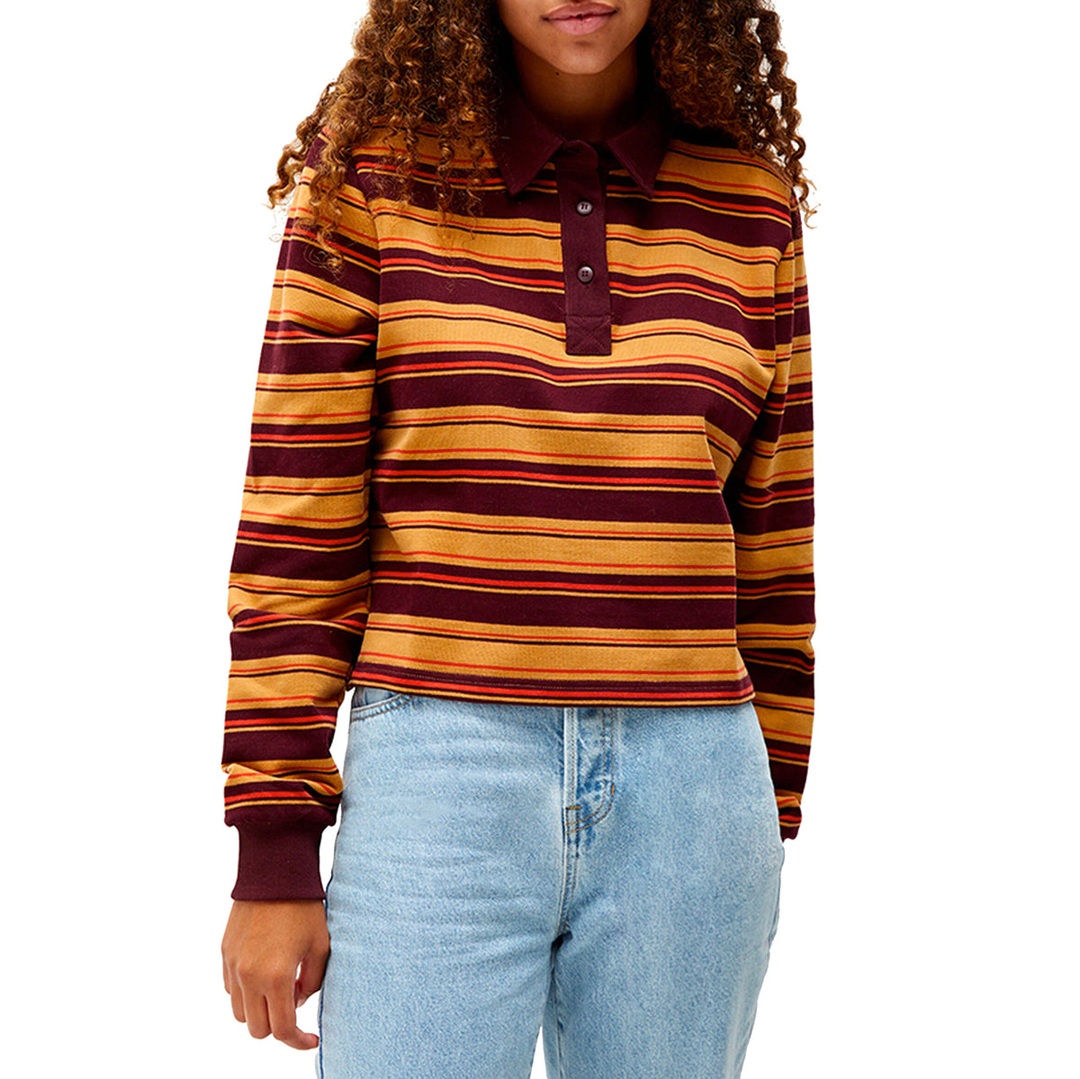 Rhythm Wilder Retro Rugby Top - Women's Vintage Stripe