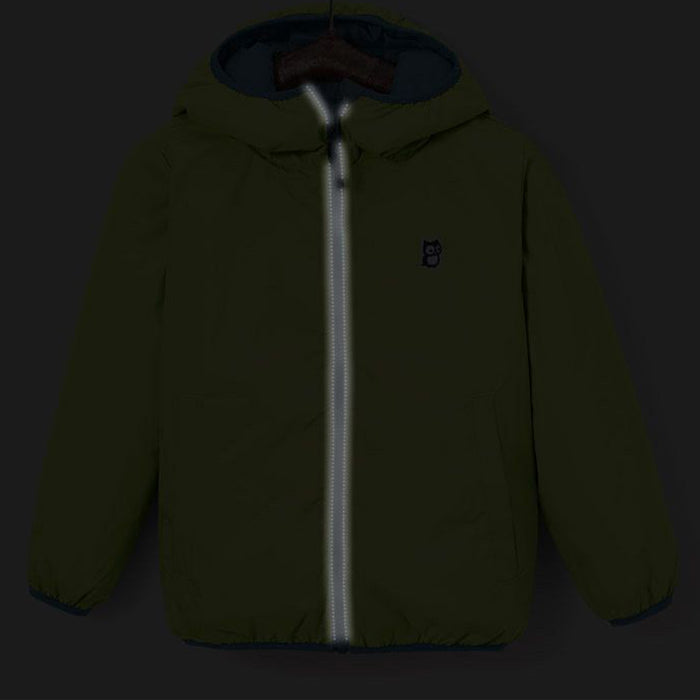 namuk Glow Reversible Galaxy PrimaLoft Jacket - Kids' Bluebalu/Lime