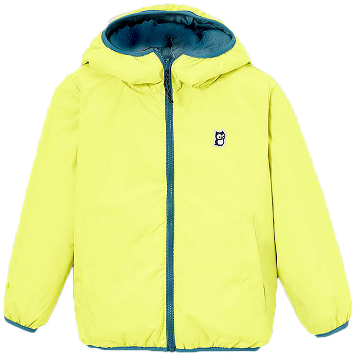 namuk Glow Reversible Galaxy PrimaLoft Jacket - Kids' Bluebalu/Lime