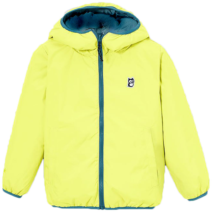 namuk Glow Reversible Galaxy PrimaLoft Jacket - Kids' Bluebalu/Lime