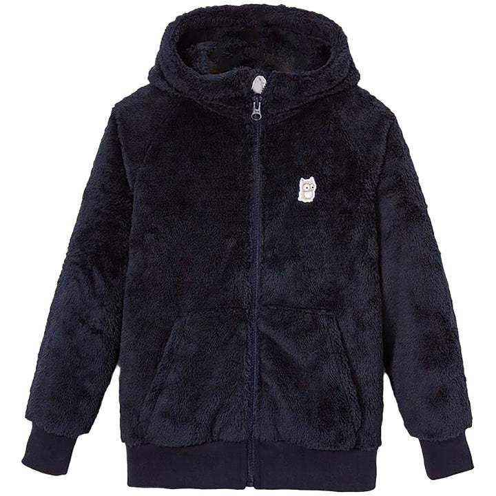 namuk Panda High Loft Fleece Zip Hoodie - Kids' True Navy