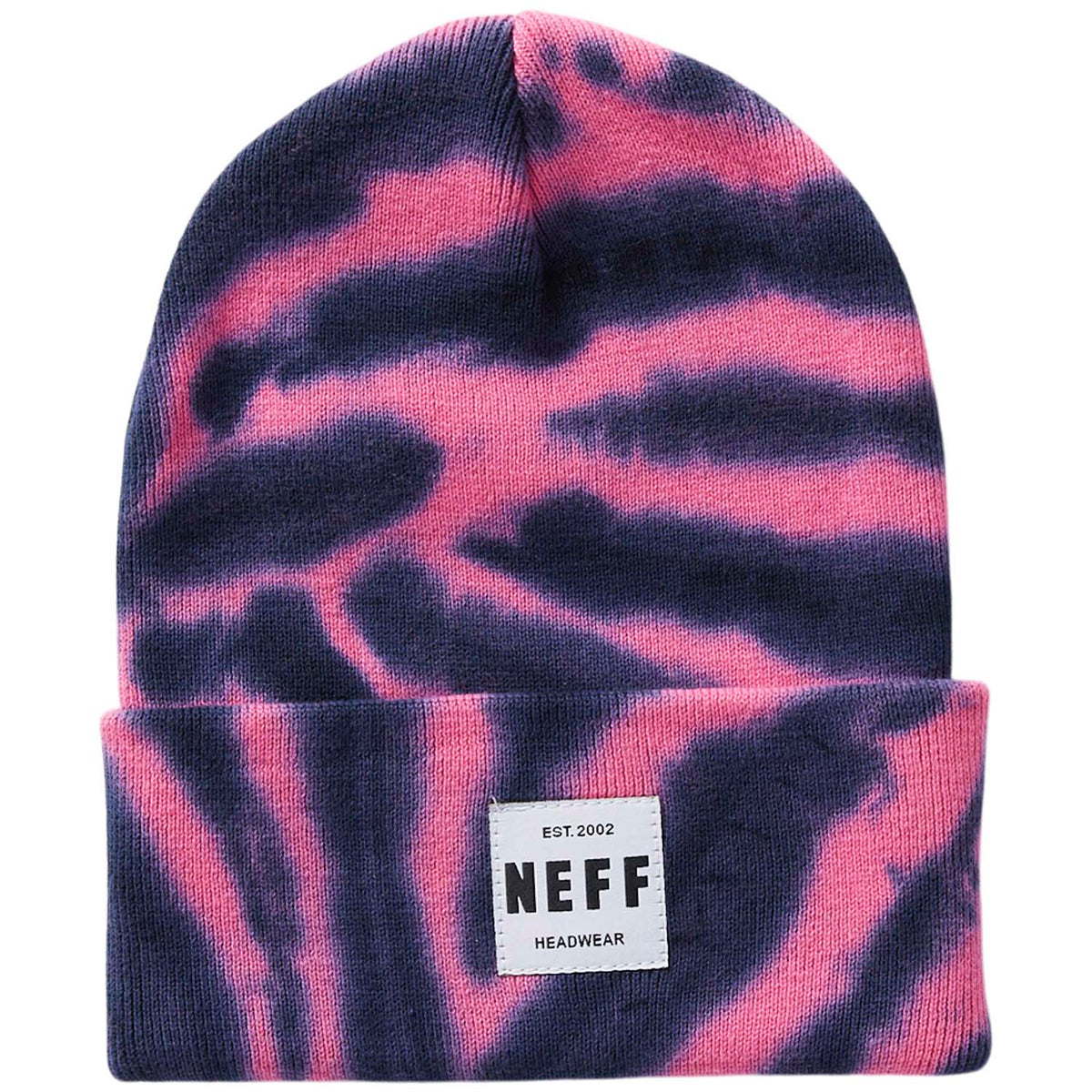 Neff Lawrence Tie Dye Beanie Pink Tie Dye