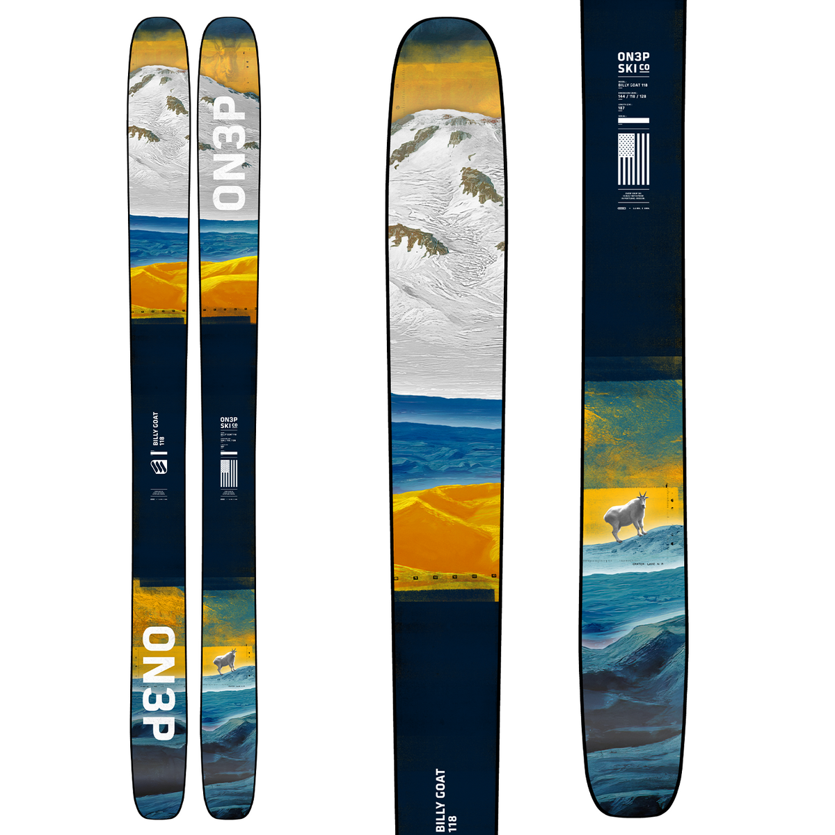 ON3P Billy Goat 118 Skis 2023