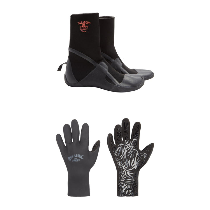 Billabong 3mm Synergy HS Wetsuit Boots + 2mm Synergy Wetsuit Gloves - Women's