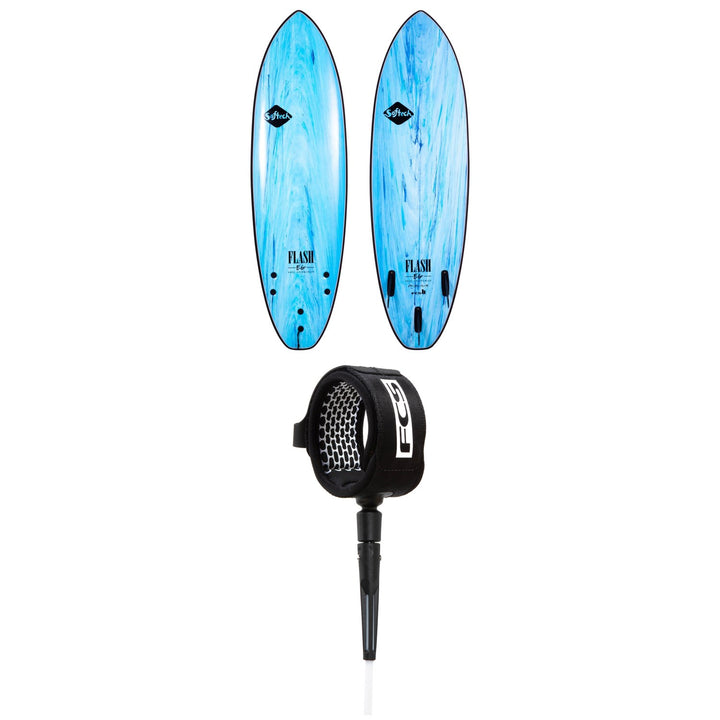 Softech Flash Eric Geiselman FCS II 7'0" Surfboard + FCS 7' All Around Essential Leash