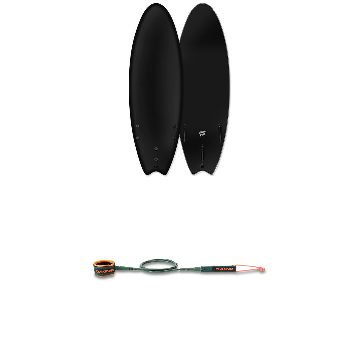 Catch Surf Blank Series 5'6 Fish - Tri Fin Surfboard + Dakine Procomp 6' Leash
