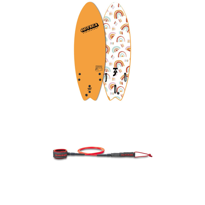 Catch Surf Odysea 5'6" Skipper Thruster x Taj Burrow Pro Surfboard + Dakine Procomp 6' Leash